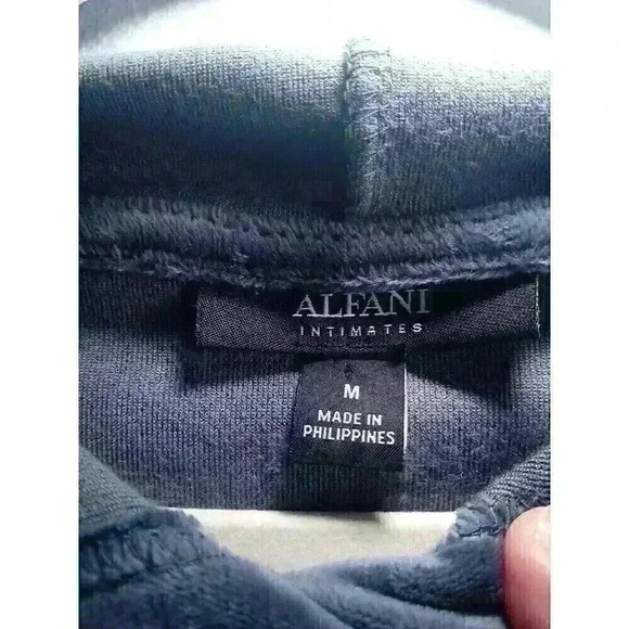 Alfani‎ Intimates Pullover Gray Hoodied Sweatshirt, Medium - Picture 5 of 6